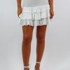 Edits * | Vintage Havana Future Nostalgia Skirt White Newness