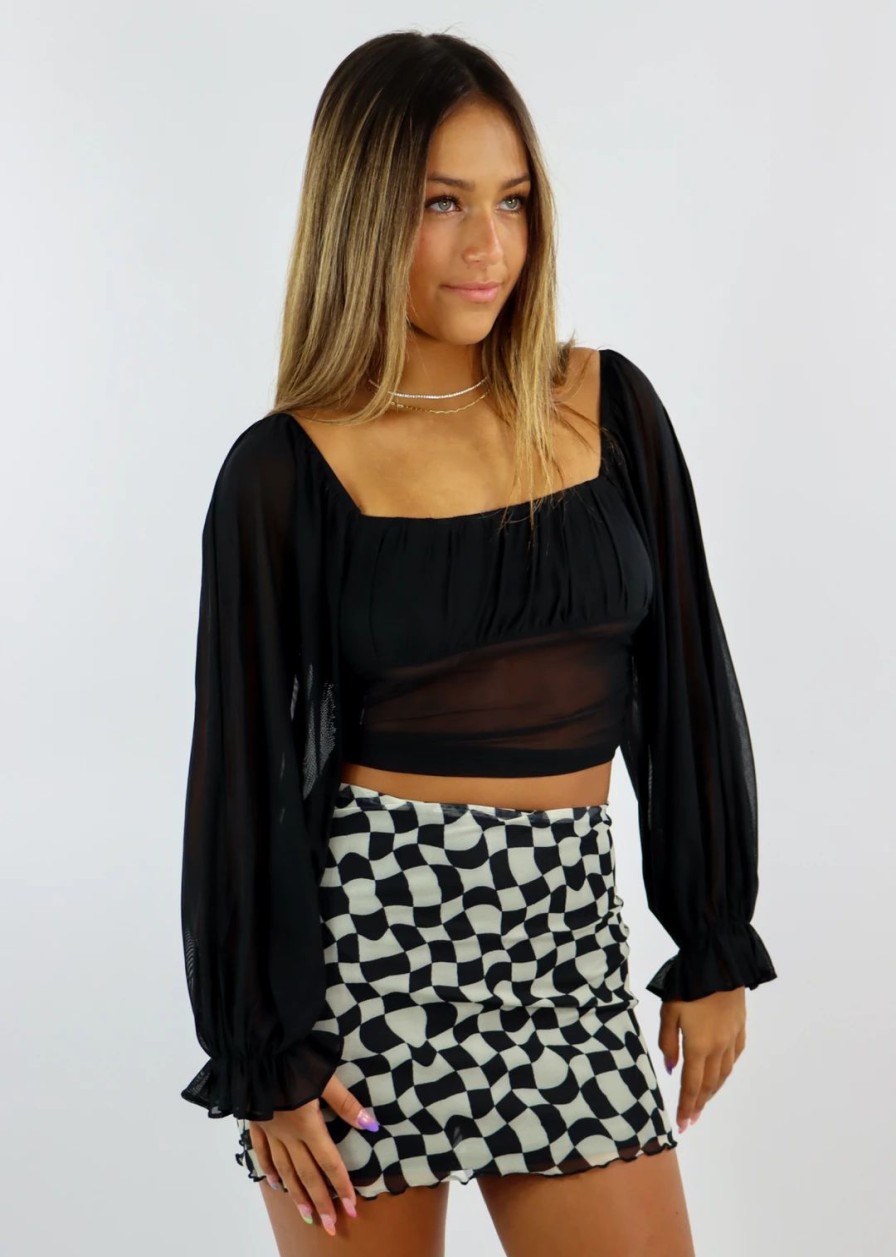 Tops * | Hyfve Newness Pick & Choose Top Black