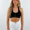 Tops * | Bailey Rose Tops Best Friend Halter Top Black