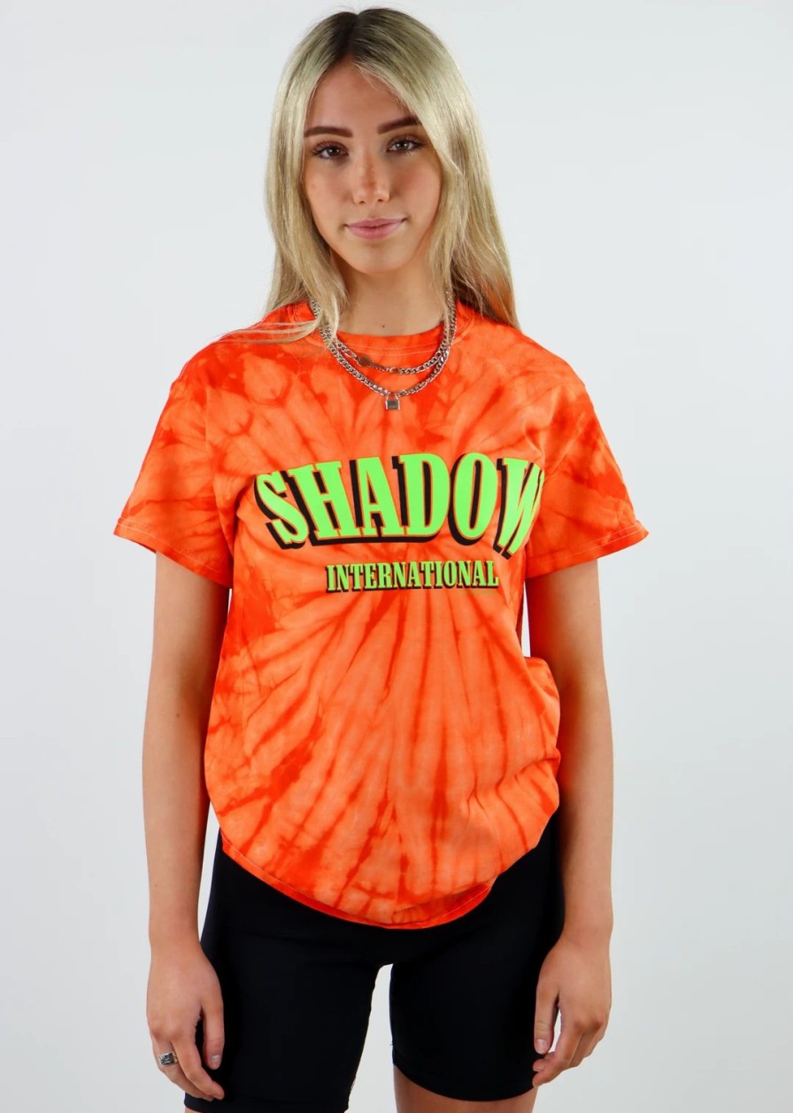 Edits * | Shadow Hill Sunkist Tie Dye T-Shirt Orange