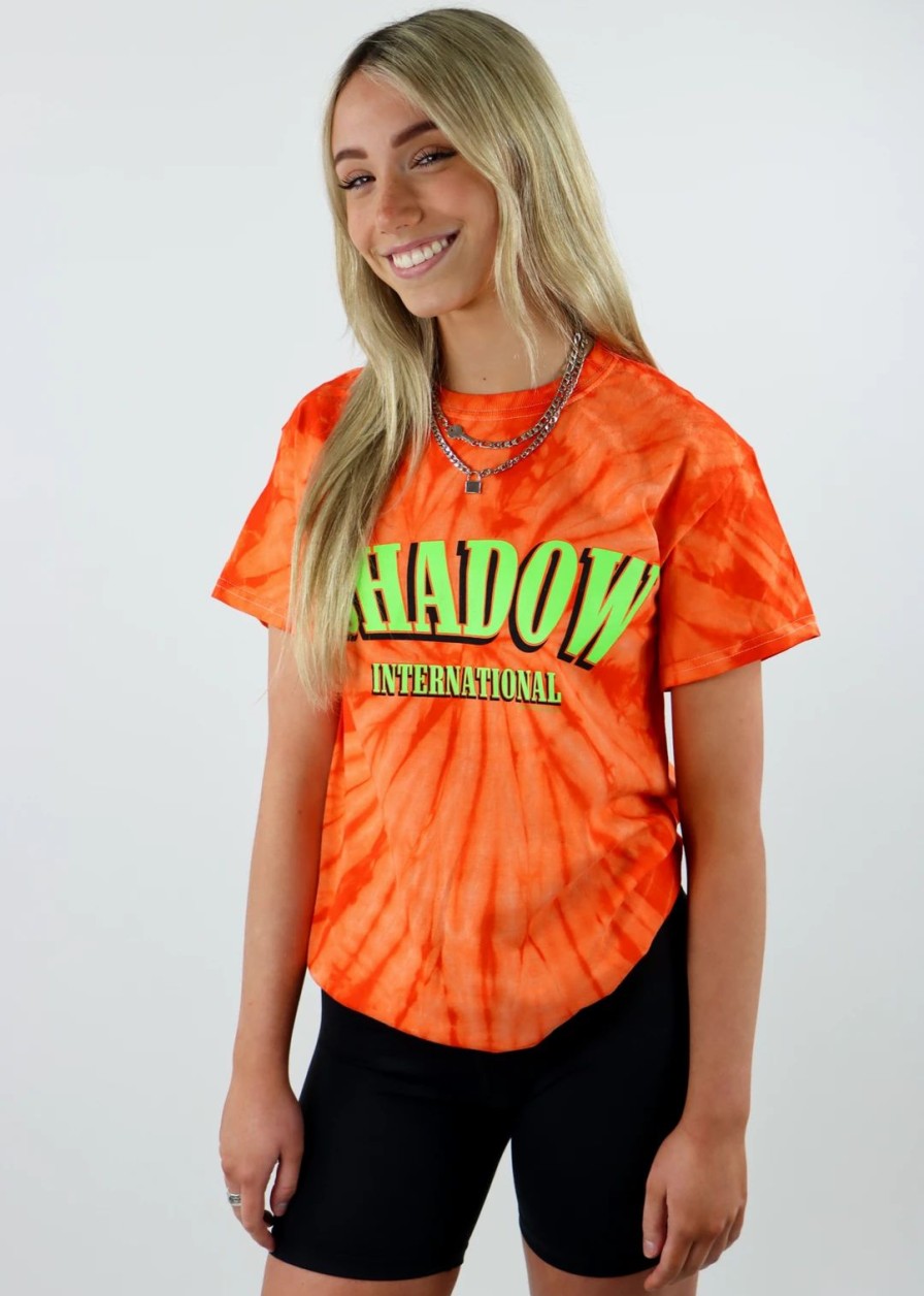 Edits * | Shadow Hill Sunkist Tie Dye T-Shirt Orange