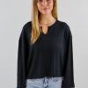 Tops * | Vintage Havana Out Of The Box Patch Thermal Black Tops