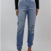 Edits * | Rollas Jeans Rollas Meant For You Boyfriend Jeans Light Wash Newness