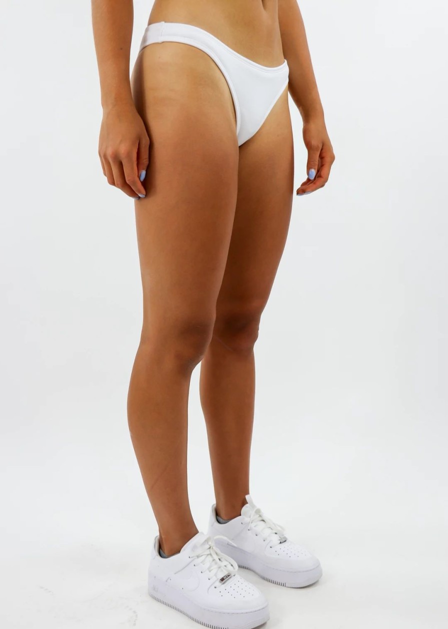 Edits * | Dippin' Daisy'S Swim Better Days Bikini Bottom White