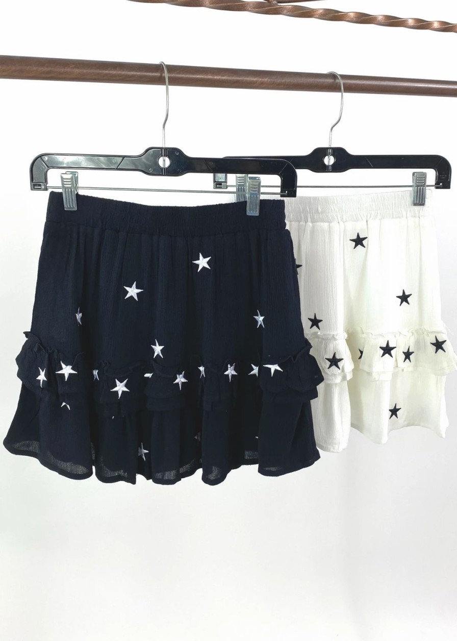 Edits * | Rock N Rags Dancing In The Moonlight Skirt Bundle Black & White