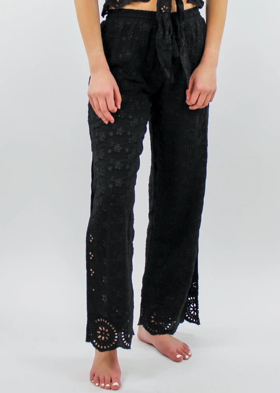 Edits * | Vintage Havana Free Bird Pants Black