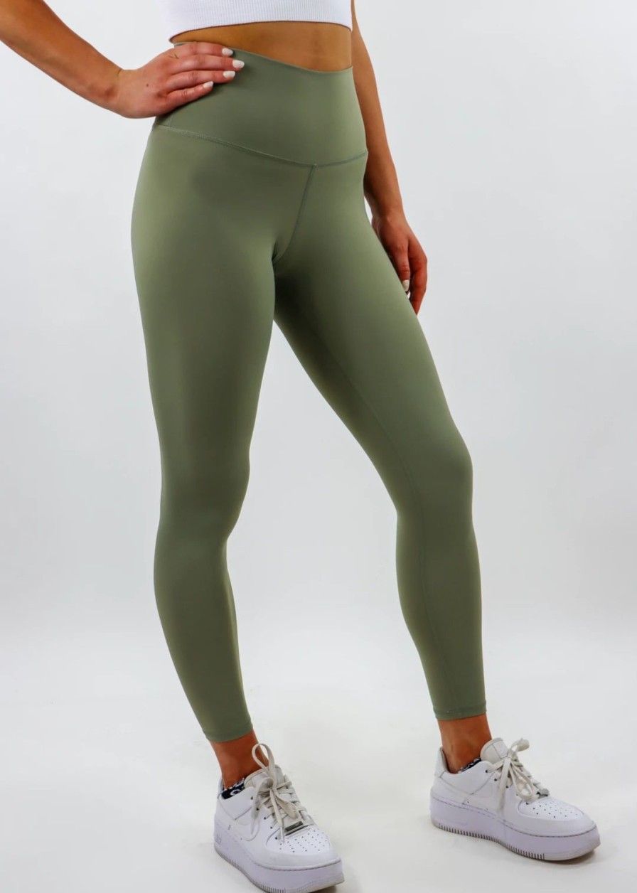 Edits * | Hyfve Piece Of My Heart Leggings Olive