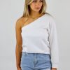 Tops * | Vintage Havana Tops It'Ll Be Okay Top White