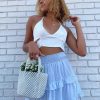 Bottoms * | Storia Best Sellers Lush Life Skirt Blue