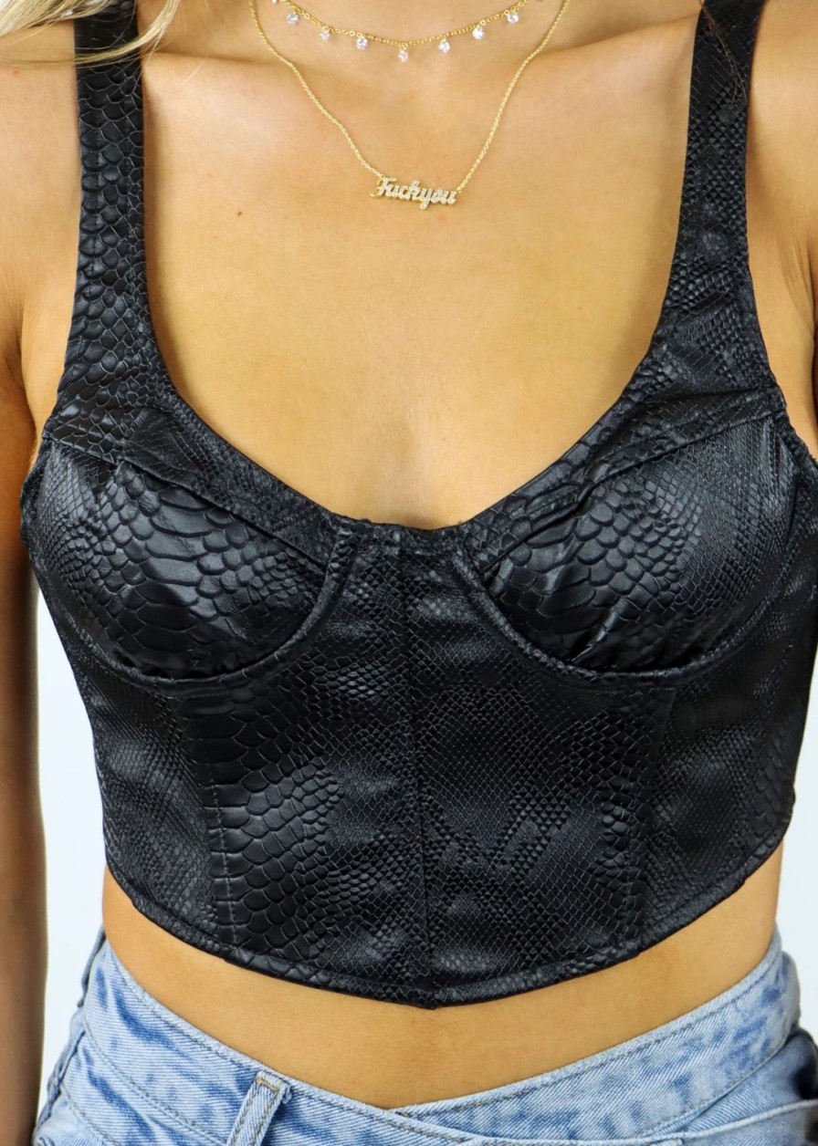 Tops * | Rock N Rags 7 Things Tank Black