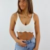 Tops * | Rock N Rags Memories Crochet Tank White Newness