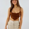 Tops * | Tic Toc Havana Top Brown