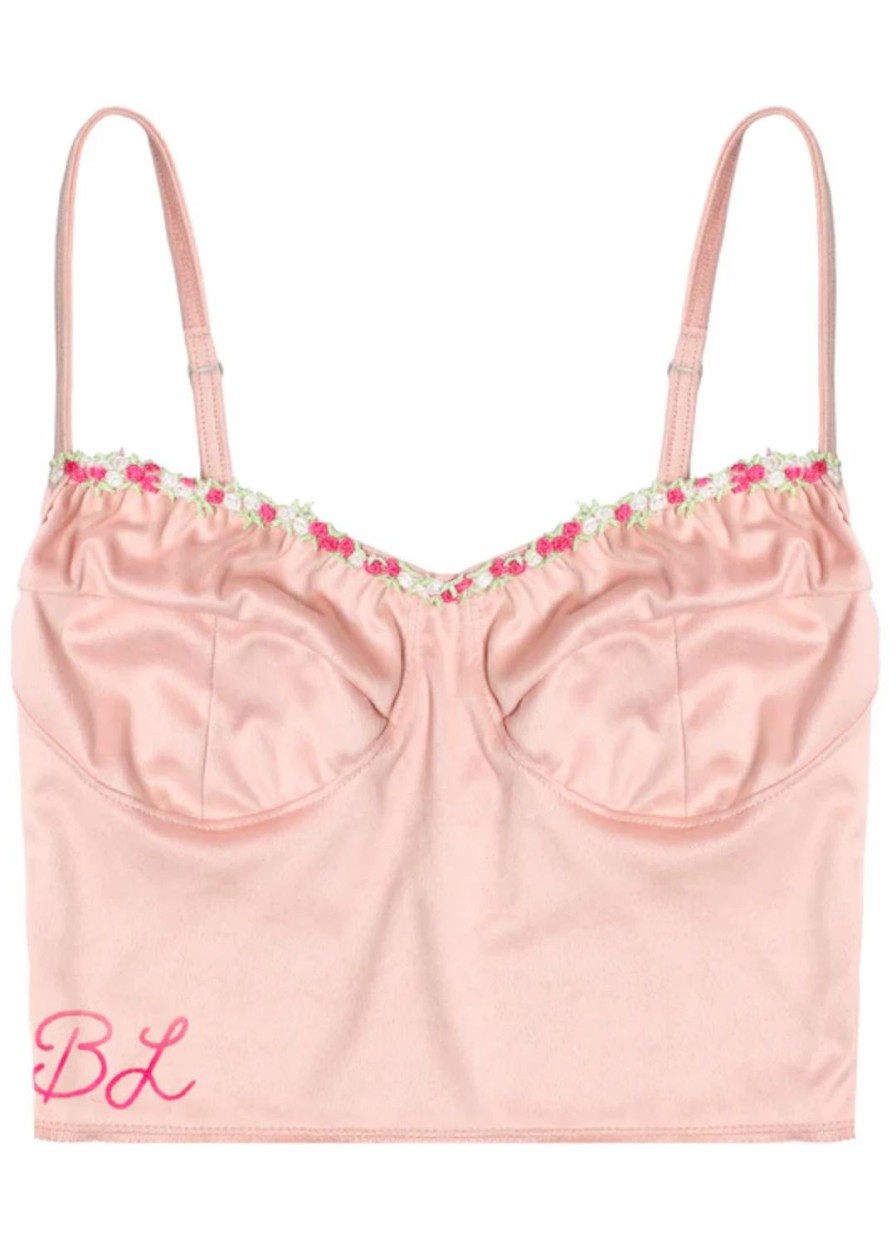 Tops * | Boys Lie Bustier Top Rose