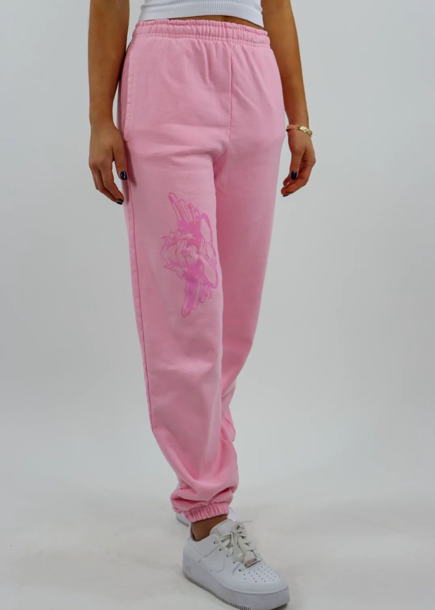 Edits * | Boys Lie Classic V2 Sweatpants Baby Pink