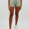 Bottoms * | Hyfve Bottoms Electricity Shorts Olive Acid Wash