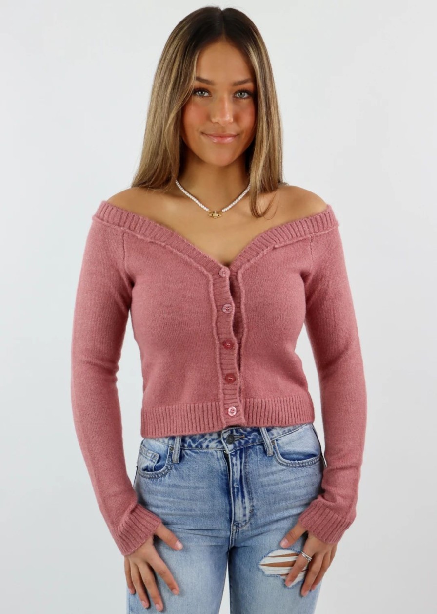 Tops * | Dance & Marvel Tops My Lover Sweater Rose