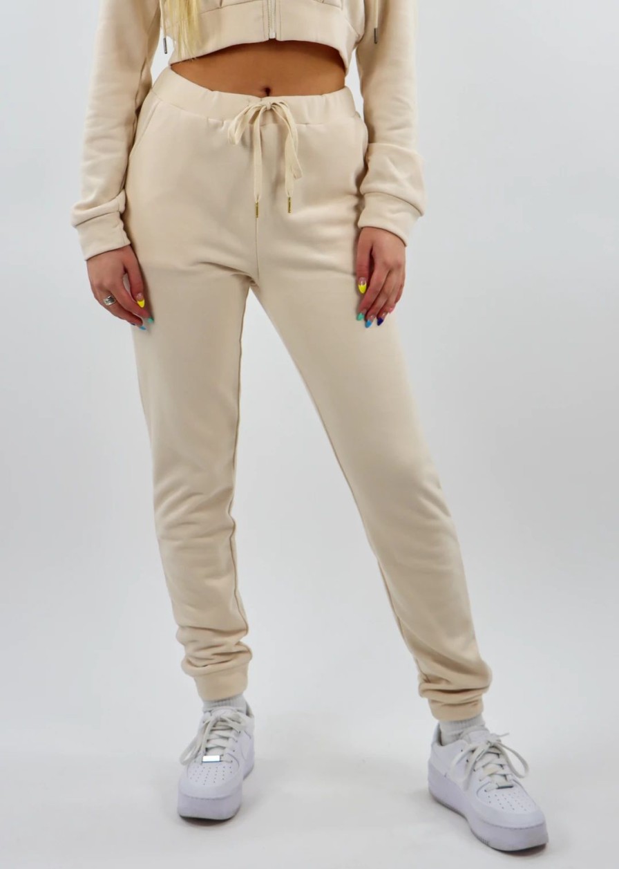 Bottoms * | Dance & Marvel Bottoms Casual Fridays Joggers Beige