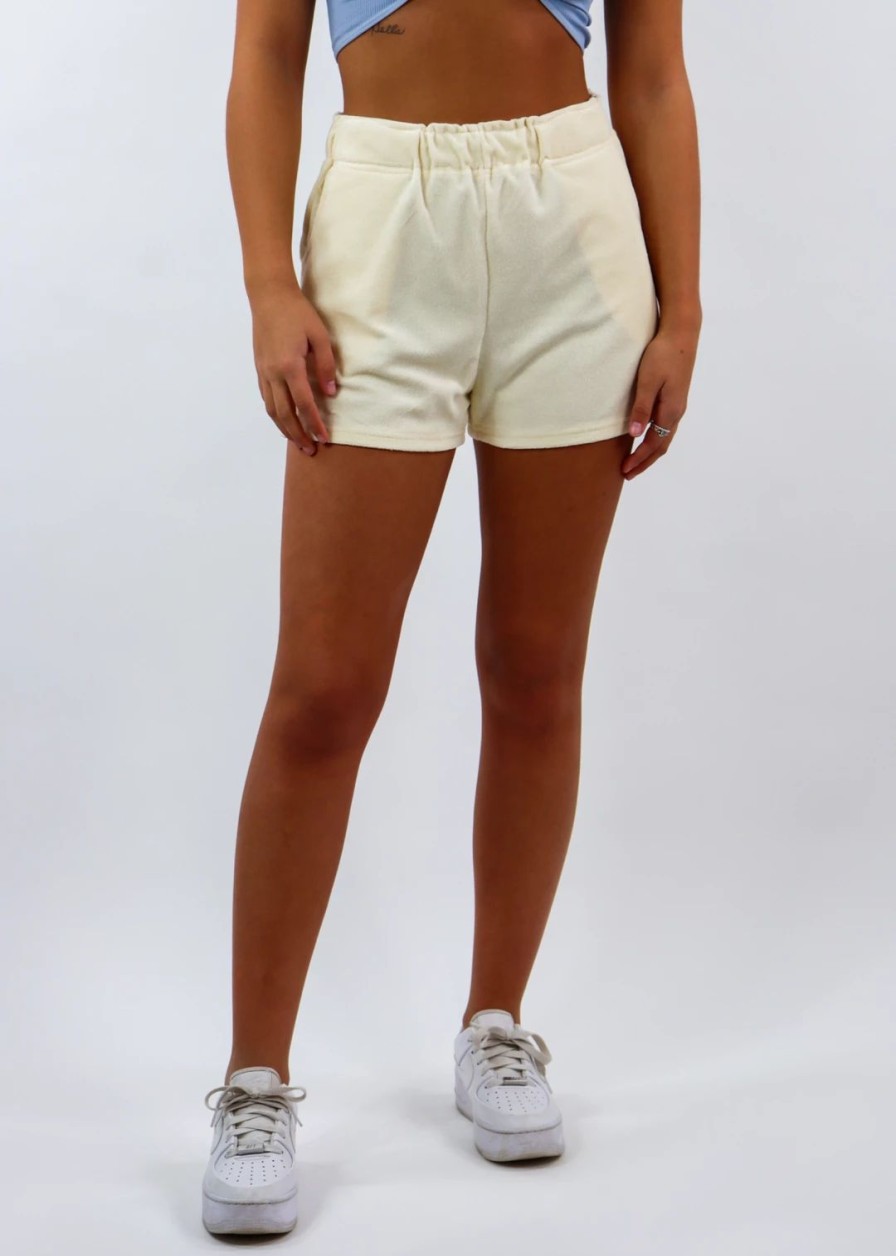 Edits * | Emory Park Finer Things Shorts Cream Newness