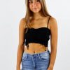 Tops * | Skylar Madison Midnight Sky Top Black