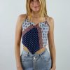 Tops * | Cotton Candy Tops Already Won Halter Top Blue Tones