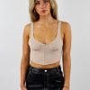 Tops * | Tic Toc 7 Things Tank Tan