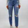 Bottoms * | Hidden Jeans Level Up Straight Leg Jeans Medium Wash