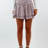 Newness * | Olivaceous Talk Too Much Skirt Purple Newness