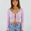 Tops * | Cotton Candy Finest Hour Cardigan Light Pink Tops