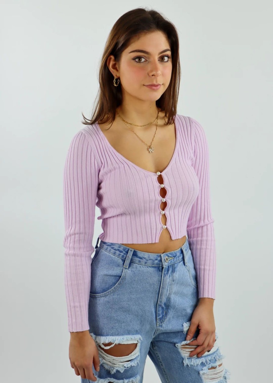 Tops * | Cotton Candy Finest Hour Cardigan Light Pink Tops