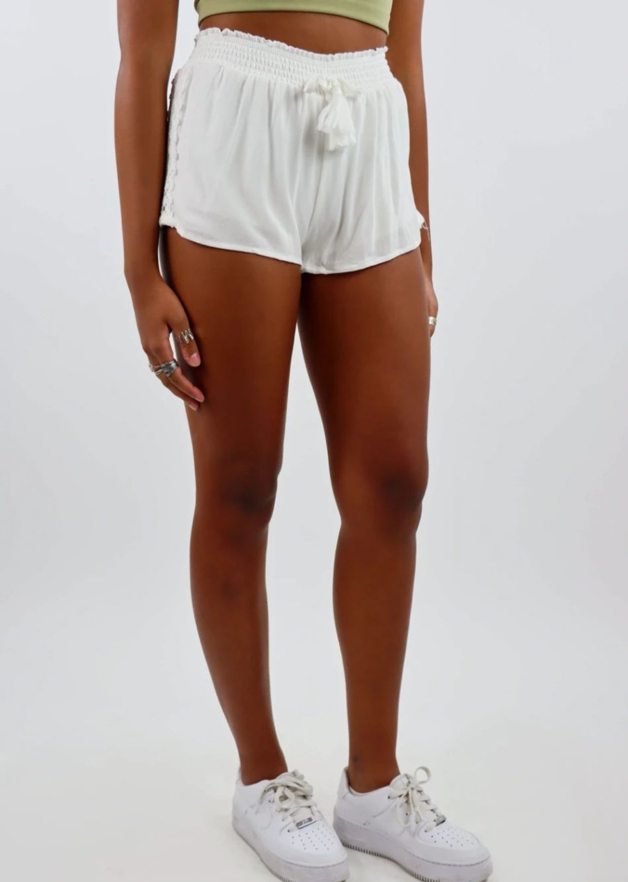 Edits * | Vintage Havana Deserve You Shorts White Best Sellers