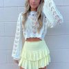 Edits * | Rock N Rags Best Sellers Sunshine Daydream Skirt Pastel Yellow