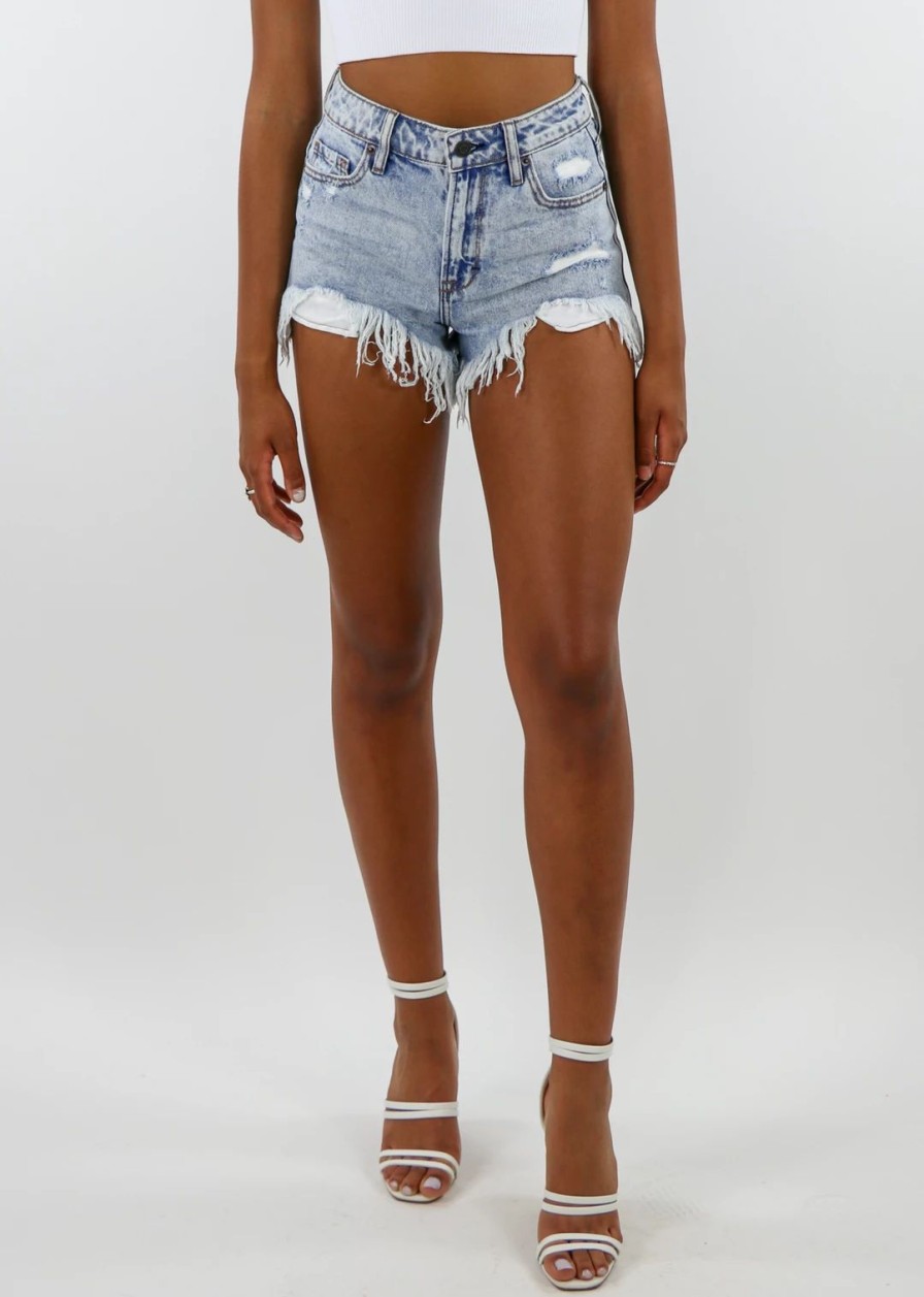 Edits * | Hidden Jeans Truth Hurts Shorts Light Wash Newness